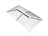 800 x 1800 mm Stratus Aluminium Roof Lantern Style 2 (Traditional).