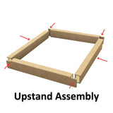 1000 x 1200 mm Insulated Upstand for Roof Lantern.