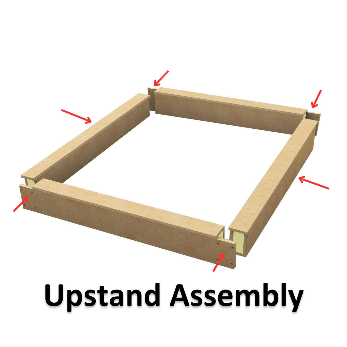 1200 x 1200 mm Insulated Upstand for Roof Lantern.