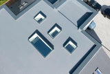 900 x 900 mm Brett Martin Manual Opening Flat Roof Skylight.