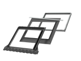 155x118 cm VELUX Pro+ EDWS FPK06 2000 Tile Flashing with Insulation | Grey Aluminium Finish.