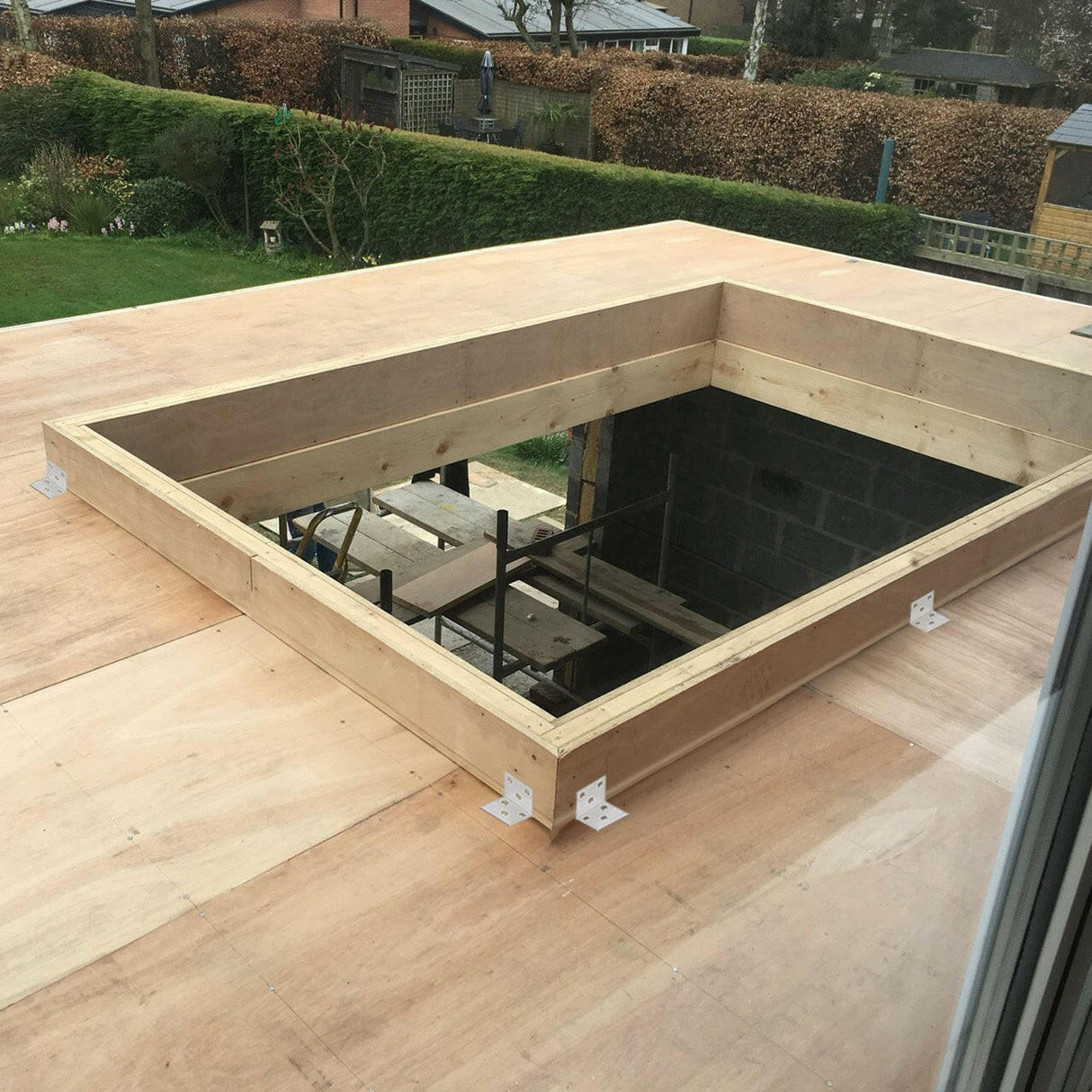 1200 x 1200 mm Insulated Upstand for Roof Lantern.
