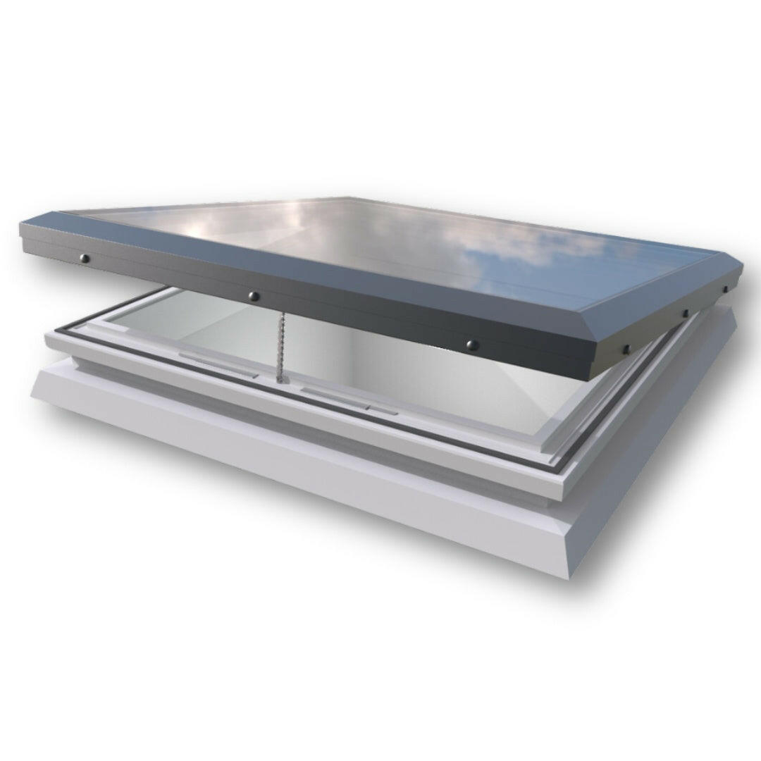 750 x 750 mm Brett Martin Electric Opening Flat Roof Skylight.