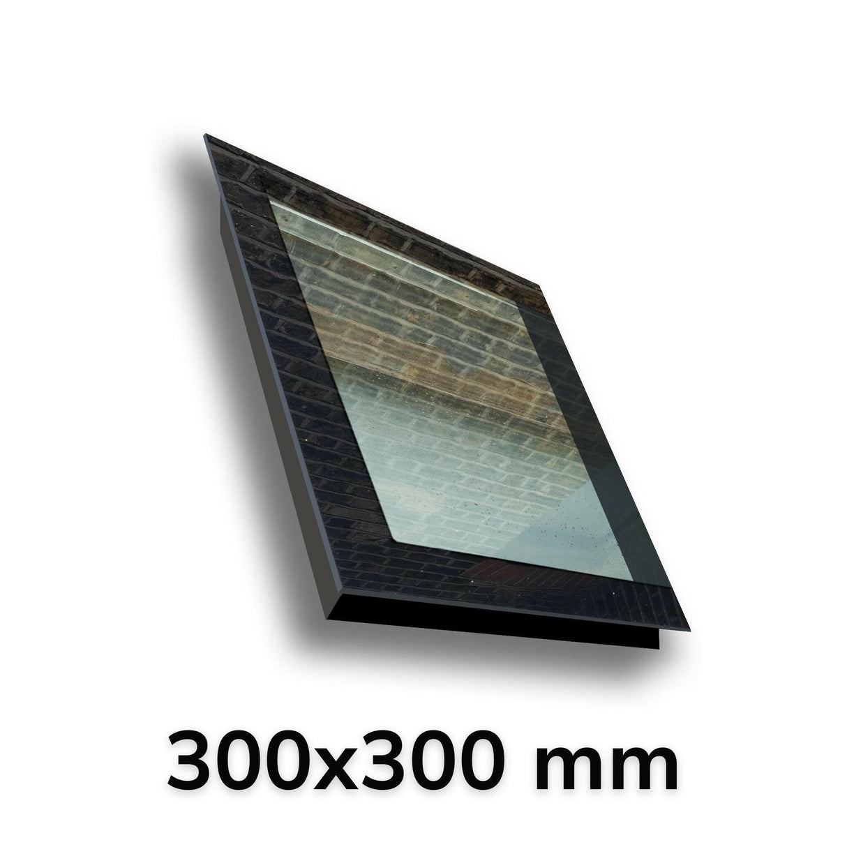 300 x 300 mm LD Frameless Triple Glazed Pitched Roof Skylight.