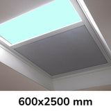 600 x 2500 mm LD Electric Blinds for Flat / Pitched Roof Skylights & Roof Lanterns.